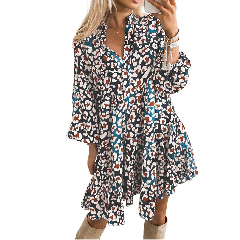 Jupe  Femme | Robe Courte Motifs Iolana Jupe Femme