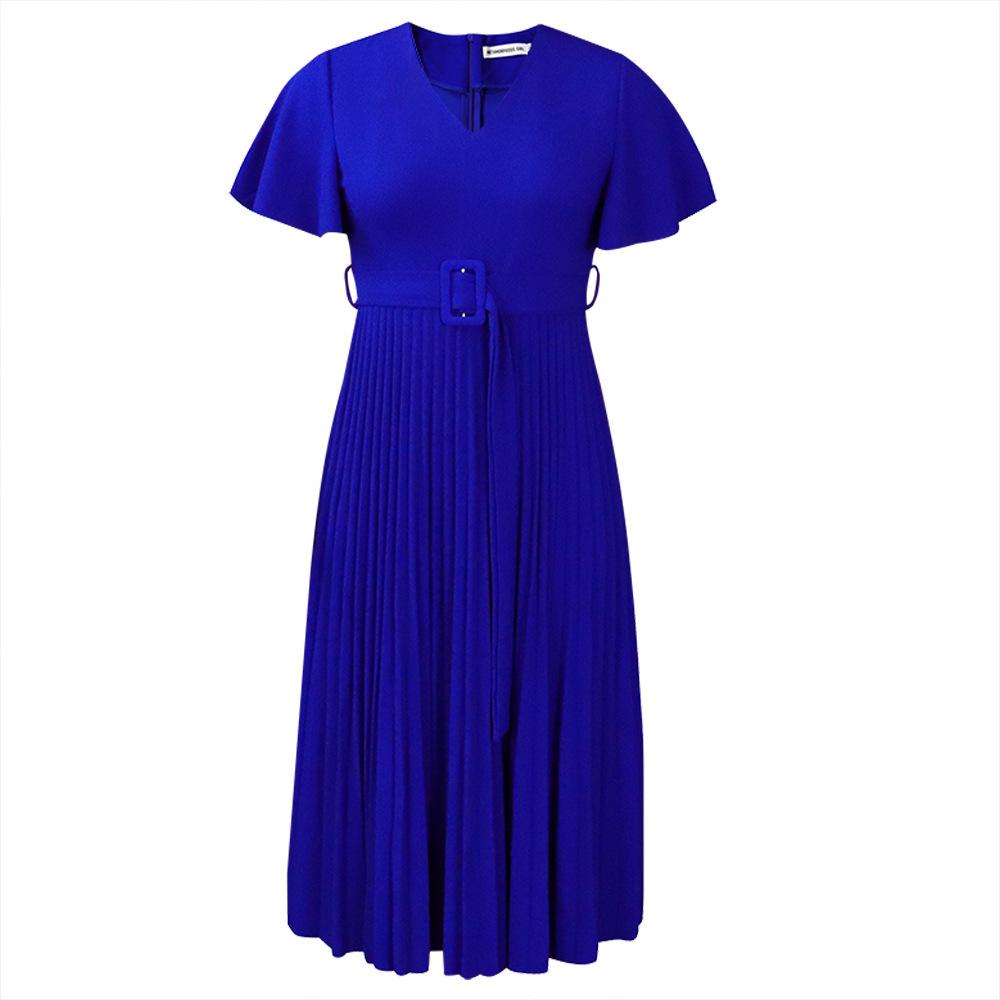 Jupe  Femme | Robe Midi Plissée Et Ceinture Isala Jupe Femme