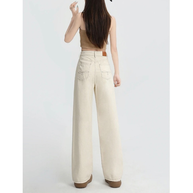 Pantalon  Femme | Pantalon Droit Wide Leg Pantalon Femme