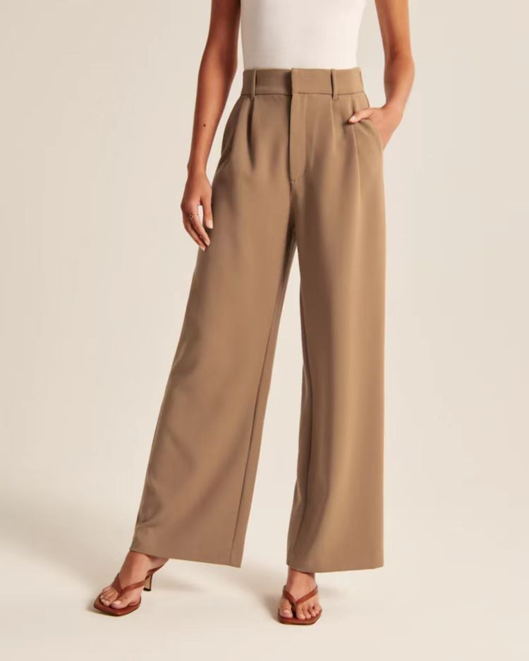 Pantalon  Femme | Pantalon Large Et Fluide Bi-Stretch Pantalon Femme