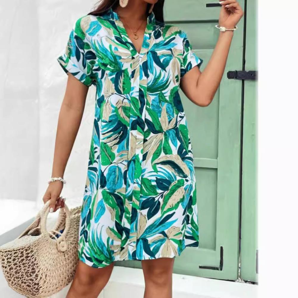 Robe  Femme | Robe De Plage Ouverte Imprimé Maxi-Fleurs Robe Femme