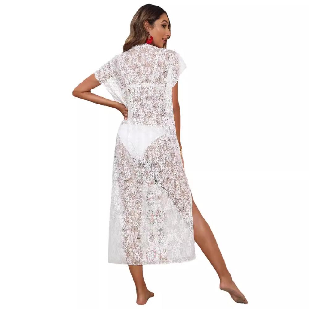 Robe  Femme | Robe Longue Estivale Manches Courtes Rimini Robe Femme